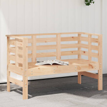 Berkfield Garden Bench 111.5x53x71 cm Solid Wood Pine