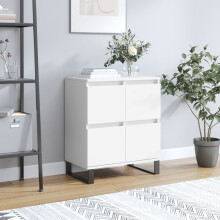 Berkfield Sideboard White 60x35x70 cm Engineered Wood