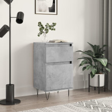 Berkfield Sideboard Concrete Grey 40x35x70 cm Engineered Wood