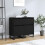 Berkfield Sideboards 2 pcs Black 40x35x70 cm Engineered Wood 1