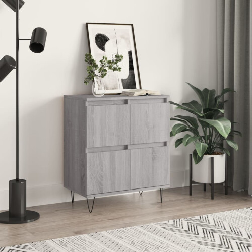 Berkfield Sideboard Grey Sonoma 60x35x70 cm Engineered Wood