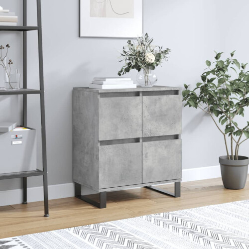 Berkfield Sideboard Concrete Grey 60x35x70 cm Engineered Wood