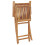 Berkfield Folding Garden Chairs 2 pcs Solid Teak Wood 6
