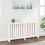 Berkfield Radiator Cover White 153x19x84 cm Solid Wood Pine 1