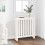 Berkfield Radiator Cover White 79.5x19x84 cm Solid Wood Pine 1