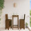 Berkfield Bar Stools 2 pcs Honey Brown 40x42x120 cm Solid Wood Pine 1