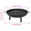 Berkfield Fire Pit 67.5x58x22.5 cm Steel 7