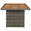 Berkfield Garden Table Brown Poly Rattan and Solid Acacia Wood 3