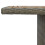 Berkfield Garden Table Brown Poly Rattan and Solid Acacia Wood 4