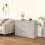 Berkfield Sideboard Concrete Grey 91x29.5x65 cm Engineered Wood 1