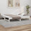 Berkfield Pull-out Day Bed without Mattress White 2x(100x200) cm 1