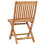 Berkfield Folding Garden Chairs 2 pcs Solid Teak Wood 5