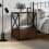 Berkfield Bedside Table Brown Oak 50x41x65 cm Engineered Wood 1