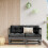 Berkfield Corner Sofas with Cushions 2 pcs Grey Solid Wood Pine 1