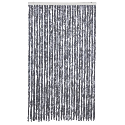 Berkfield Insect Curtain Silver 118x220 cm Chenille 2