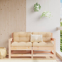 Berkfield Garden Corner Sofas 2 pcs Solid Wood Pine