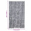 Berkfield Insect Curtain Silver 118x220 cm Chenille 7