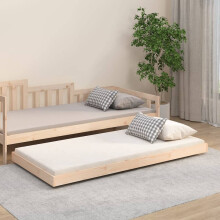 Berkfield Bed Frame without Mattress 90x190 cm Single Solid Wood Pine