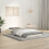 Berkfield Bed Frame without Mattress White 90x190 cm Single Single Solid Wood Pine 1