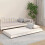 Berkfield Bed Frame without Mattress White 75x190 cm Small Single Solid Wood Pine 1