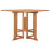 Berkfield Folding Garden Dining Table 90x90x75 cm Solid Teak Wood 3