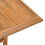 Berkfield Folding Garden Dining Table 90x90x75 cm Solid Teak Wood 6