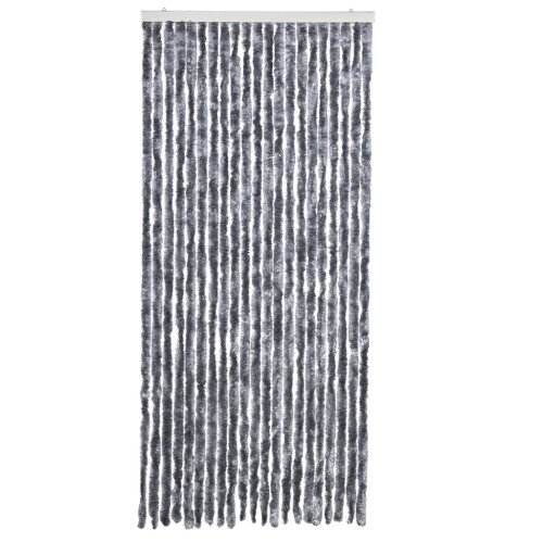 Berkfield Insect Curtain Silver 90x200 cm Chenille 2