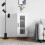 Berkfield Sideboard High Gloss White 34.5x34x90 cm Engineered Wood 1