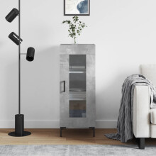 Berkfield Sideboard Concrete Grey 34.5x34x90 cm Engineered Wood