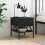 Berkfield Bedside Table Black 40x42x45 cm Engineered Wood 1