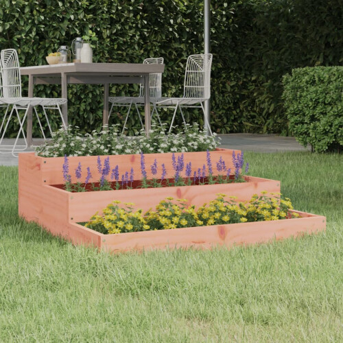 Berkfield Planter 78x78x27 cm Solid Wood Douglas
