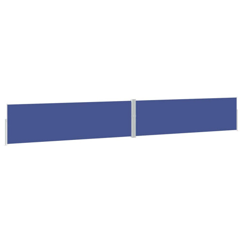 Berkfield Patio Retractable Side Awning 170x1200 cm Blue 1