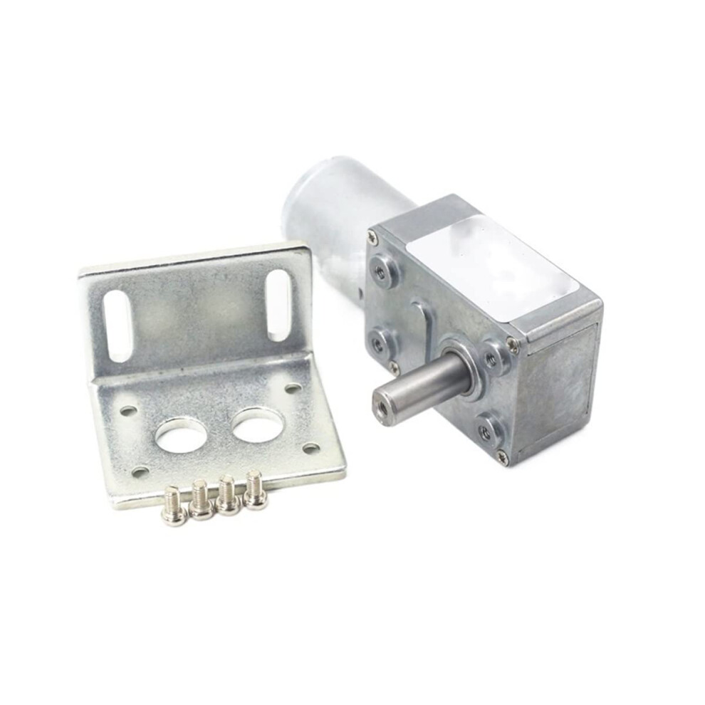 Dc Gear Motor 6V Jgy370 Worm Gearbox Motor 10Rpm With Bracket, Durable Metal Gears, Torque 9045646578477