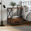 Berkfield Bedside Table Smoked Oak 50x41x65 cm Engineered Wood 1
