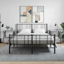 Berkfield Bedside Tables 2 pcs Grey Sonoma 50x41x65 cm Engineered Wood