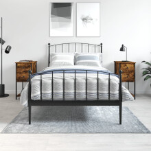 Berkfield Bedside Cabinets 2 pcs Smoked Oak 32x42x70 cm Engineered Wood