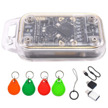 Chameleon V3.0 RFID Chip Reader+4XUID Keychain Card Emulator 125K 13.56M ID IC Tag Copyer NFC Read Writer