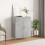 Berkfield Sideboard Concrete Grey 69.5x34x90 cm Engineered Wood 1