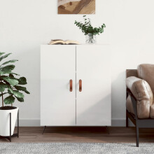 Berkfield Sideboard High Gloss White 69.5x34x90 cm Engineered Wood