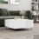 Berkfield Coffee Table White 80x80x36.5 cm Engineered Wood 1