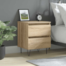 Berkfield Bedside Cabinet Sonoma Oak 40x35x50 cm Engineered Wood
