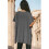 Women'S Loose Dropped Shoulder Short Sleeve Pullover Sweater Gray S 6