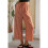 Women'S Summer Comfortable Wide Leg Pants Brown S 3