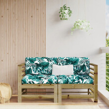 Berkfield Garden Corner Sofas 2 pcs Impregnated Wood Pine
