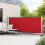 Berkfield Patio Retractable Side Awning 600x160 cm Red 3