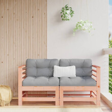 Berkfield Garden Corner Sofas 2 pcs Solid Wood Douglas