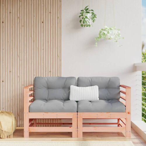 Berkfield Garden Corner Sofas 2 pcs Solid Wood Douglas