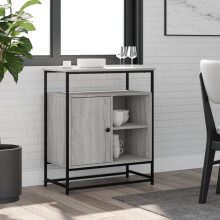 Berkfield Sideboard Grey Sonoma 69x35x80 cm Engineered Wood