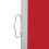 Berkfield Patio Retractable Side Awning 600x160 cm Red 9