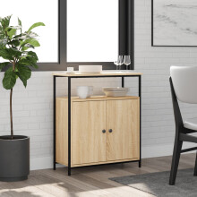 Berkfield Sideboard Sonoma Oak 70x30x80 cm Engineered Wood